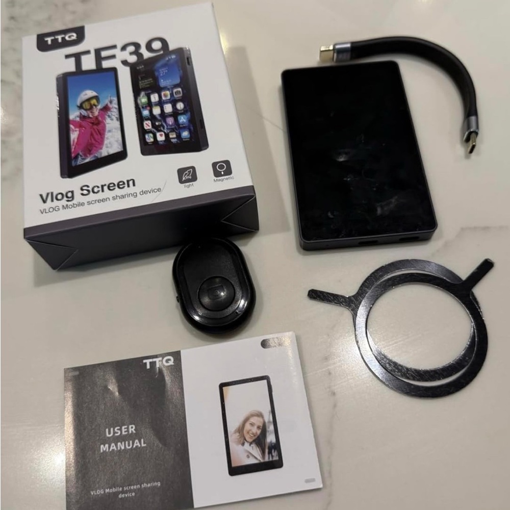 Vlog - Pantalla de monitor para selfie magnetica